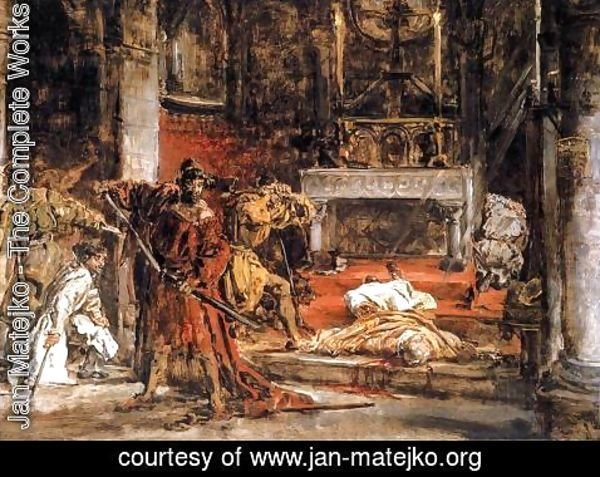 Jan Matejko - Murder of St. Stanislaus