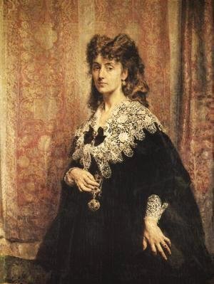 Jan Matejko - Portrait of Maria Puslowska