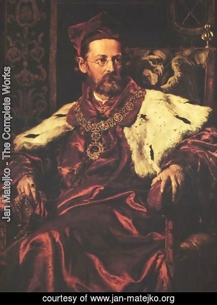 Jan Matejko - Portrait of Jozef Szujski