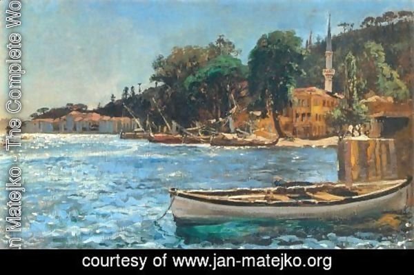 Jan Matejko - View of Bebek near Constantinople