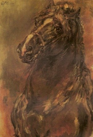Jan Matejko - Horse Study