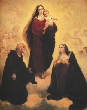 Jan Matejko - Madonna and Child with St. Leonard and St. Joan