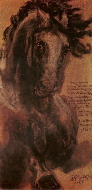 Jan Matejko - Horse Study I