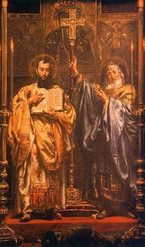 Jan Matejko - St. Cyril and St. Methodius I