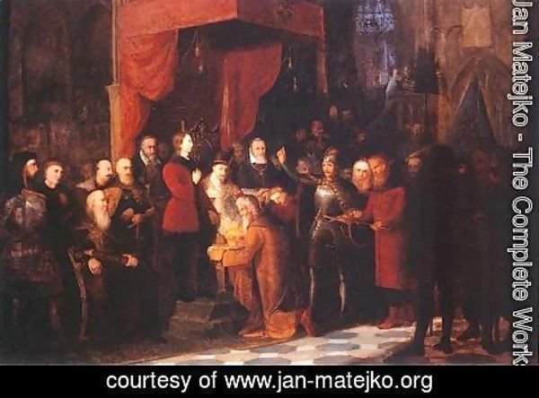 Jan Matejko - Coronation of the first king A.D. 1001