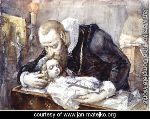 Jan Kochanowski over the dead body of his daughter