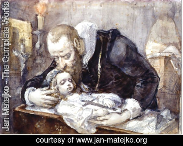 Jan Matejko - Jan Kochanowski over the dead body of his daughter