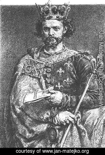 Jan Matejko - Louis the Hungarian