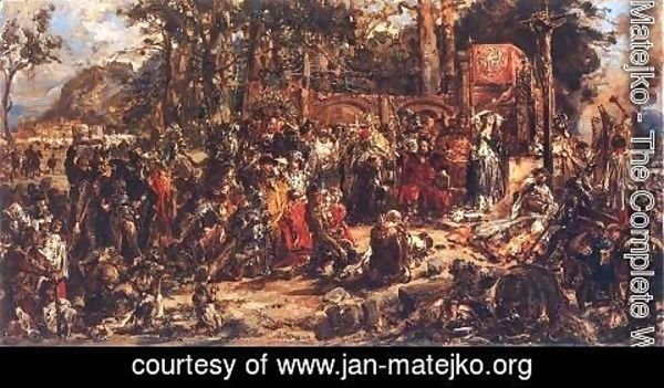 Jan Matejko - Christianization of Lithuania  A D  1387