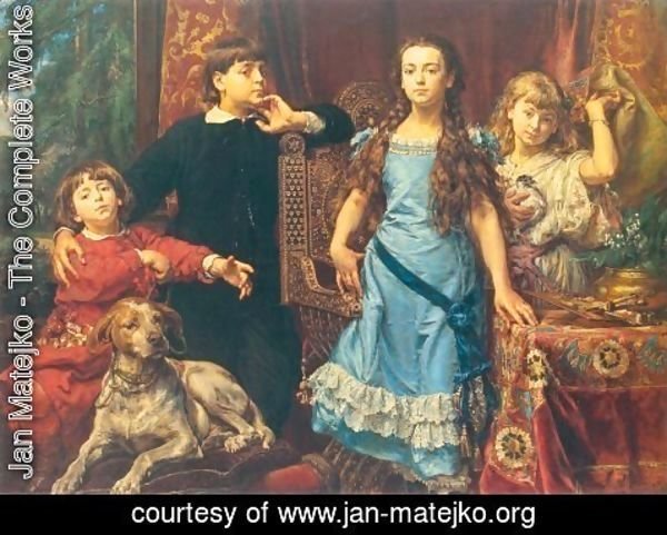 Jan Matejko - Artist's Children