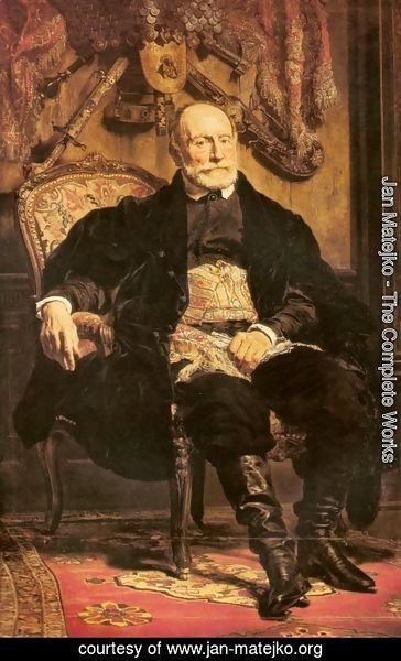 Jan Matejko - Portrait of Piotr Moszynski