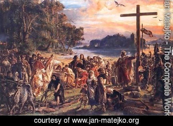 Jan Matejko - Christianisation of Poland in 965